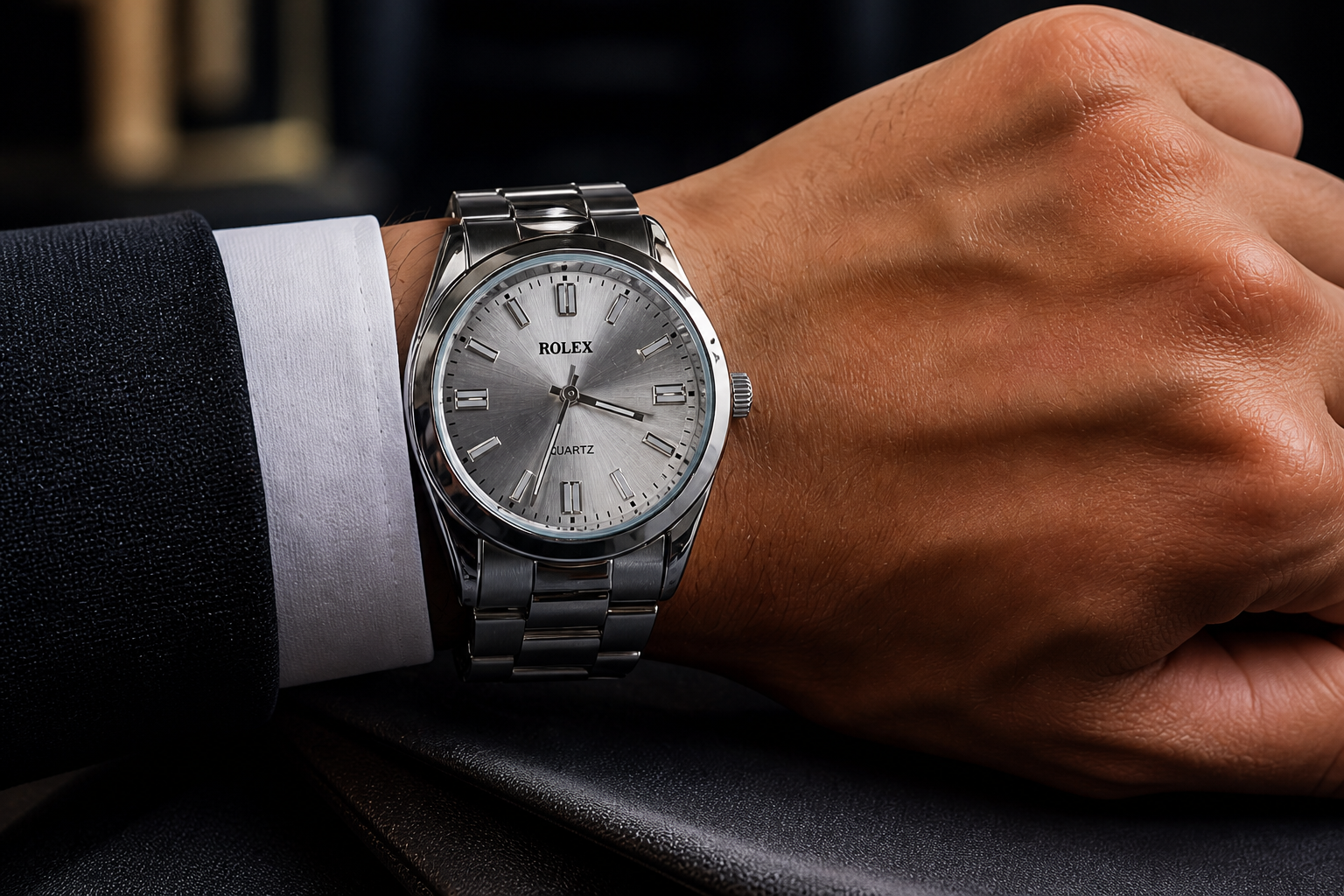 Silver Watch
